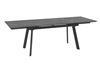 Cтол с керамическим покрытием Chelsy(F)-160 (STONE BLACK ST CER/Черный) 160(40+40)x90