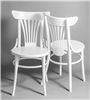 Стул венский Uranus (белый) жесткое сиденье
