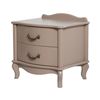 Тумбочка прикроватная "Джульетта" 2 ящ. (Мокко) Вис