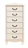 Комод "Джульетта" узкий 6 ящ. (дуб шампань) Вис