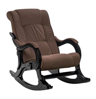 Кресло-качалка Санатор 77 (Венге / ткань V 23)