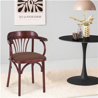 Стул Венский мягкий (махагон, ткань ткань М09)