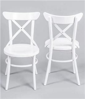 Стул венский Terra (белый) жесткое сиденье