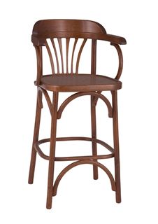 Стул барный 650 Венский твердый (средний тон)
