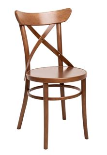 Стул венский Терра (светлый орех) жесткое сиденье