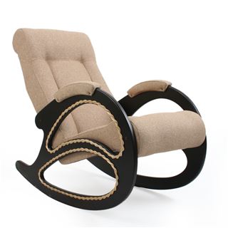 Кресло-качалка модель 4 (Мальта-03/венге) Ткань