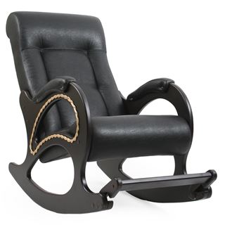 Кресло-качалка Комфорт (мод.44/Дунди-108/Венге) Коричневый